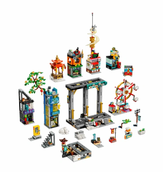 Конструктор LEGO Monkie Kid 80054 5я годовщина Мегаполису